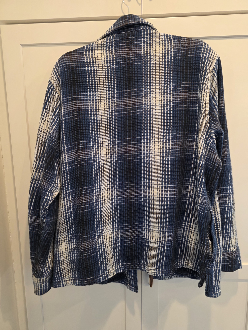 Filson Blue and White Plaid Shirt Jacket - Picture 4 of 4